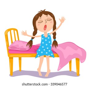 Child Waking up Images, Stock Photos & Vectors | Shutterstock