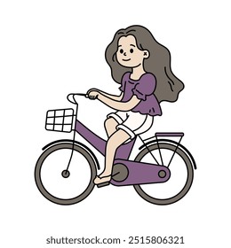 Bicicleta de passeio para meninas bonitas - Passeio