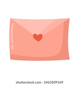 Cute and girly pink love letter