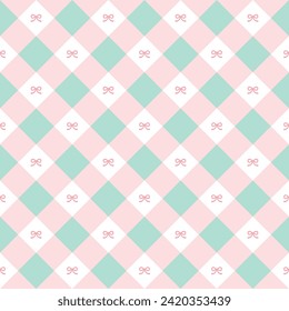 Cute girly seamless pattern design. Vector illustration.