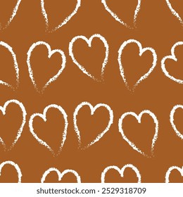 Coração brilhante bonito padrão sem emenda para a indústria de doces, papel de parede, ou impressão. Dia dos Namorados fundo sem costura.