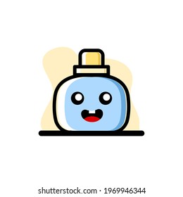 Cute Glue Bottle Vector Illustration Character Design eps10 great for any purposes