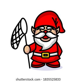 Cute gnome with Christmas costume