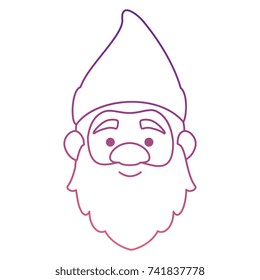 cute gnome head character