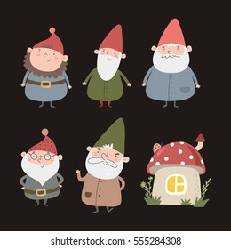 Cute gnome print