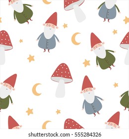 Cute gnome print