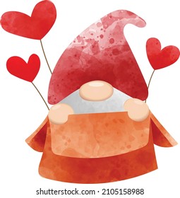 Los gnomos guapos en la caja de amor