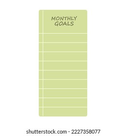 papel de notas pegajosas de goles lindos