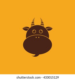 Cute goat Face