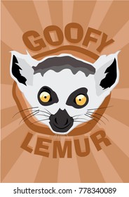 Cute Goofy Lemur