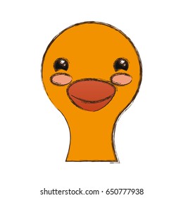 Cute goose cartoon
