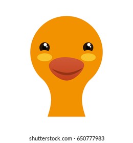 Cute goose cartoon