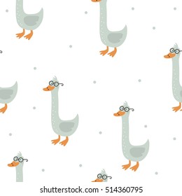Cute goose pattern