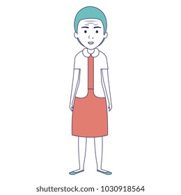 cute grandmother avatar character