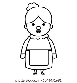 cute grandmother avatar character