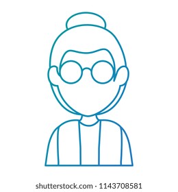 cute grandmother avatar character