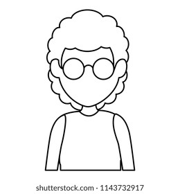 cute grandmother avatar character