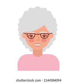 cute grandmother avatar character