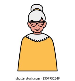 cute grandmother avatar character