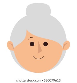cute grandmother avatar character