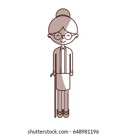 cute grandmother avatar character