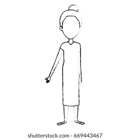cute grandmother avatar character