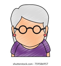 cute grandmother avatar character