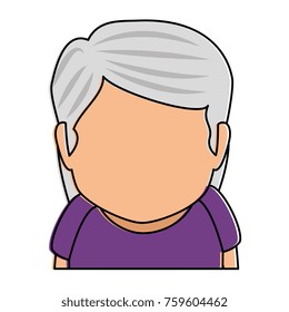 cute grandmother avatar character