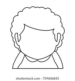 cute grandmother avatar character
