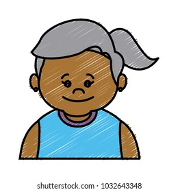 Cute grandmother cartoon