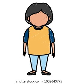 Cute grandmother cartoon