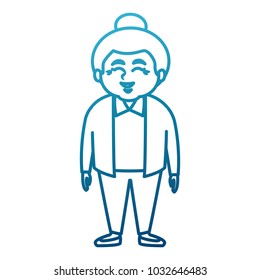 Cute grandmother cartoon