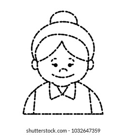 Cute grandmother cartoon