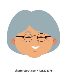 Cute grandmother cartoon