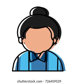 Cute grandmother cartoon