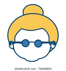 Cute grandmother cartoon
