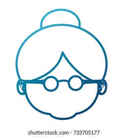 Cute grandmother cartoon