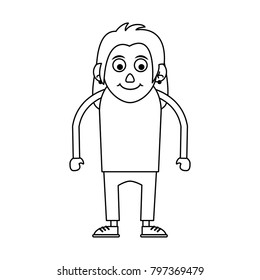 Cute grandmother cartoon