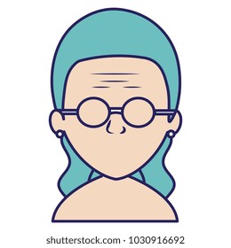 cute grandmother shirtless avatar character