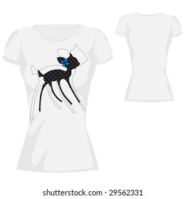 cute graphic t-shirt vector illustration