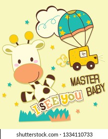 Cute graphic vector for t shirt printing