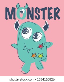 Cute graphic vector for t shirt printing