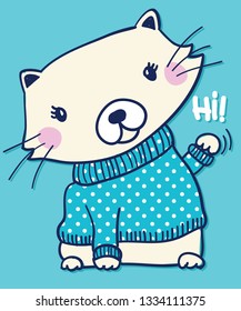 Cute graphic vector for t shirt printing