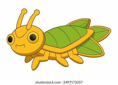  Cute Grasshopper Cookie Cutter Vector