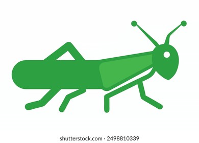  Vector lindo del cortador de la galleta del saltamontes