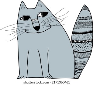 Cute gray color gray color. Vector file for designs.
