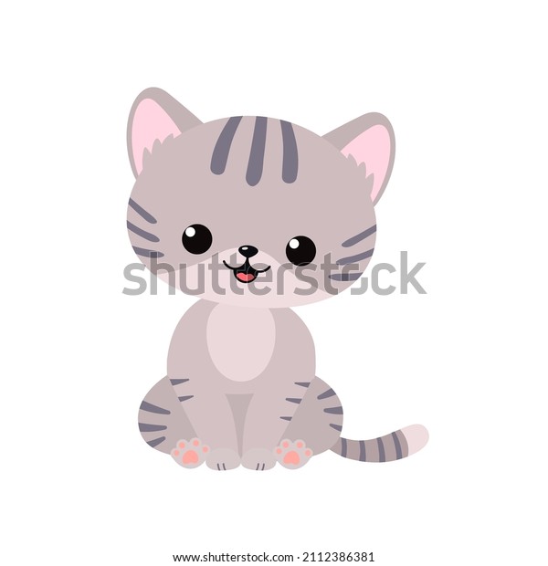 2,678 Kawaii Cat Grey Images, Stock Photos & Vectors | Shutterstock