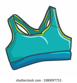 Cute and great woman sportswear - vector. 