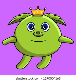 cute green bean mascots