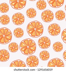 Cute green lemons seamless pattern